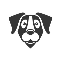 Labrador Retriever Dog Head Icon Logo. Vector