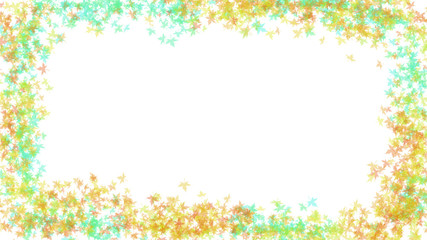 texture sunny autumn maple leaves frame design photo