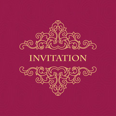 Vector decorative frame. 