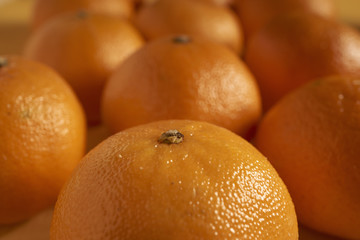 fresh whole unpeeled clementines