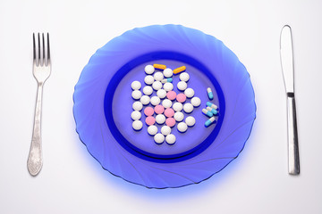 a plate tablets