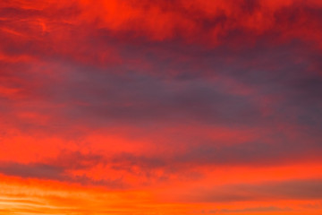 Fototapeta premium Abendhimmel Sonnenuntergang