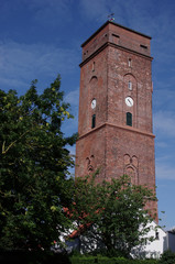 Fototapeta na wymiar Borkum, Alter Leuchtturm