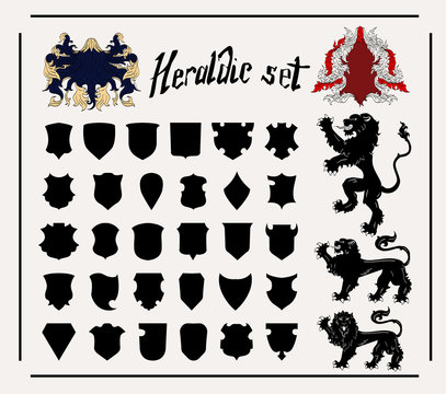 Vector Heraldic Set