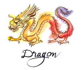 Yellow-red dragon
