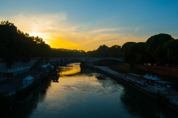 River Tiber Sunset