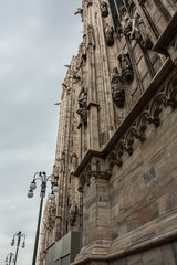 Fototapeta na wymiar detail of Duomo di Milano