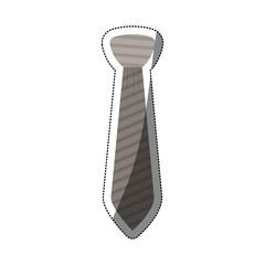Necktie icon. Cloth fashion style wear and shop theme. Isolated design. Vector illustration