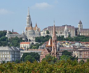 Fototapeta na wymiar Churches of Budapest, Hungary
