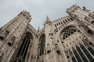 Fototapeta premium detail of Duomo di Milano