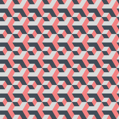 Cubes seamless pattern background