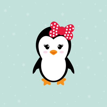 cute penguin girl
