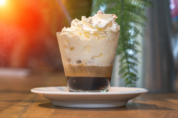 Cup of espresso coffee
