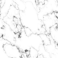 White marble with black veins, abstract background texture, digital illustration art work.