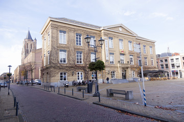 Obraz premium museum in former old city hall in centre of dutch town gorinchem