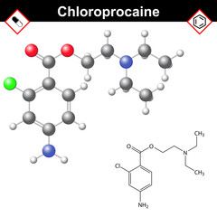 Chloroprocaine local anesthetic drug