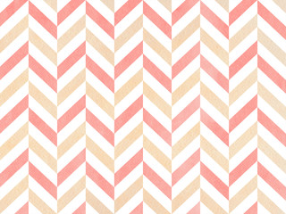 Watercolor stripes background, chevron.