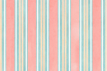Watercolor striped background.