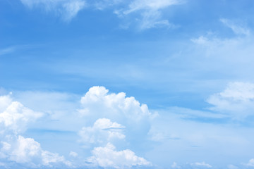 Blue sky clouds