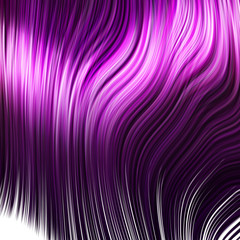 Anime hair style, purple color, digital illustration art work.