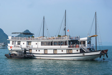 Cruise boat on Halong bay, Vietnam