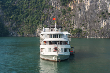 Cruise boat on Halong bay, Vietnam