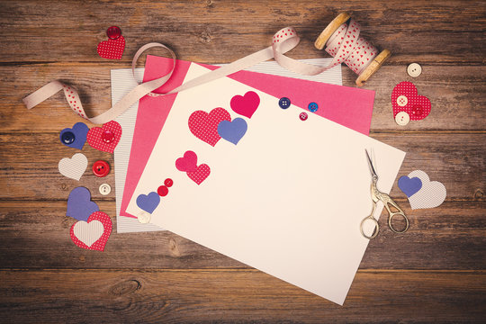 Retro scrapbooking themed image