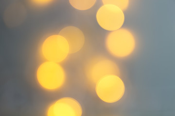 Yellow bokeh background