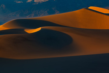 Death valley sunset colors