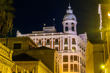 Fototapeta na wymiar Casa Cerda, a historic building in Murcia, Spain. Built in 1936