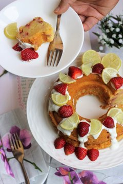Strawberry Lemon Cake