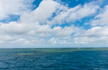 Fototapeta na wymiar Landscape of the Great Barrier Reef in Queensland, Australia