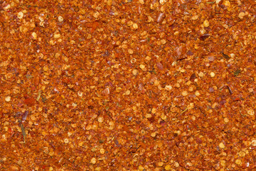 Ground dry red hot peppers.