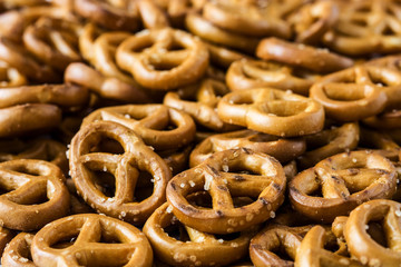 Mini pretzels background

