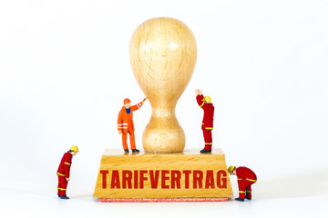 Tarifvertrag, Miniaturen