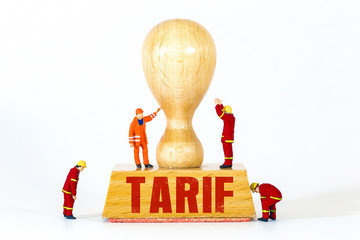 Tarif, Spielfiguren mit Stempel