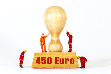 Nebenjob, Stempel, Spielfiguren