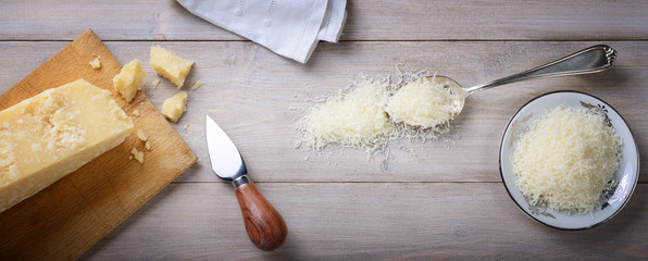 Parmesan pieces and grated © fabiomax