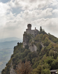 Cesta tower, one of three fortress in San Marino.