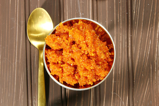 Gajar halwa or carrot dessert