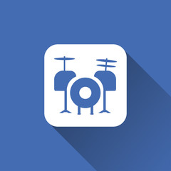 Drum and music icon