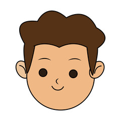 Man cartoon icon. Male avatar person people and human theme. Isolated design. Vector illustration