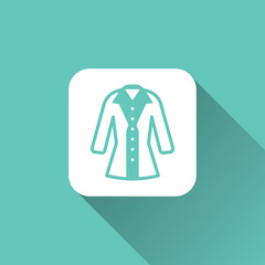 Winter coat icon