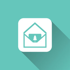 Christmas card icon