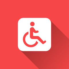 Wheelchair icon design