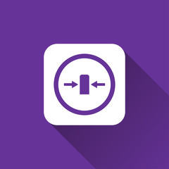 Obraz premium The exit icon