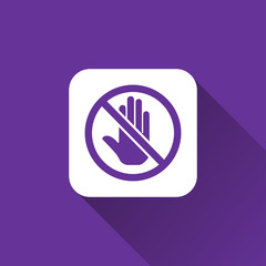 don touch icon