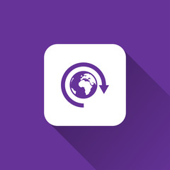 globe sign. icon design