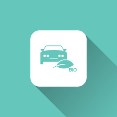 Obraz premium bio car sign. icon design