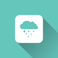 rain cloud sign. icon design